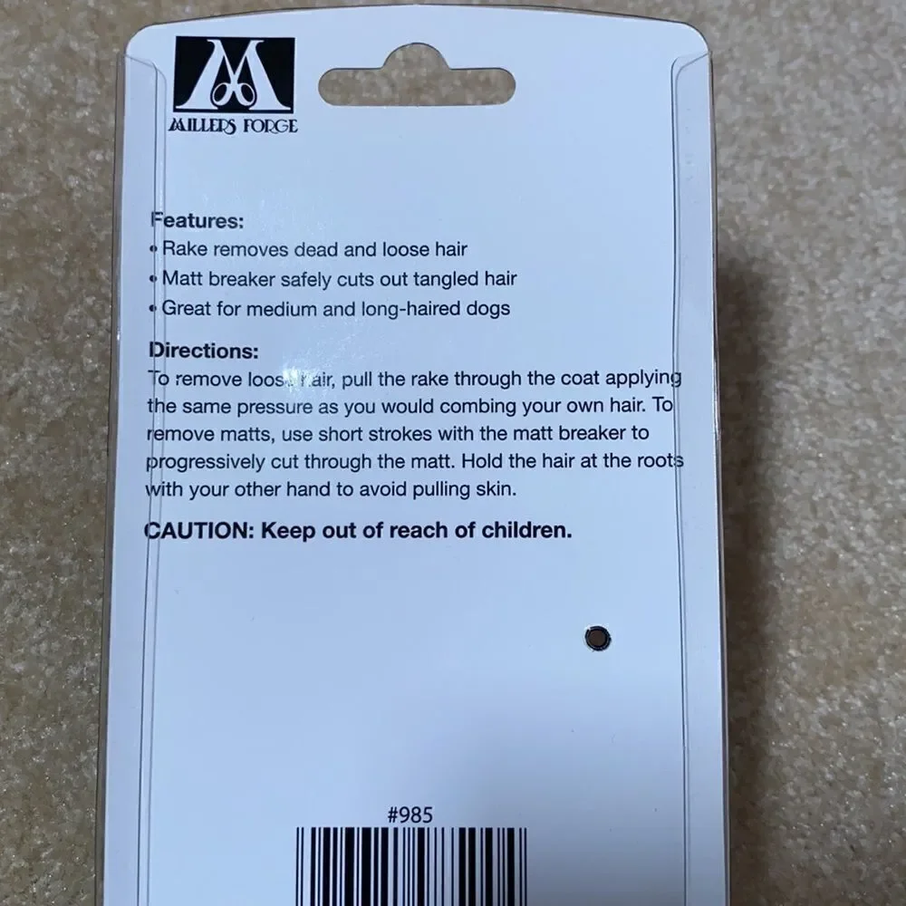 Pet Nail Trimmer Clippers & Matt Breaker/Undercoat Rake
